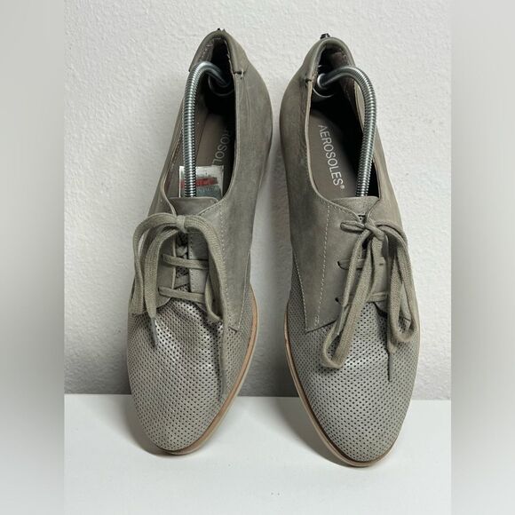 Aerosoles Women's Sidecar Oxford Gray Metallic Size 9,5 - Picture 6 of 7
